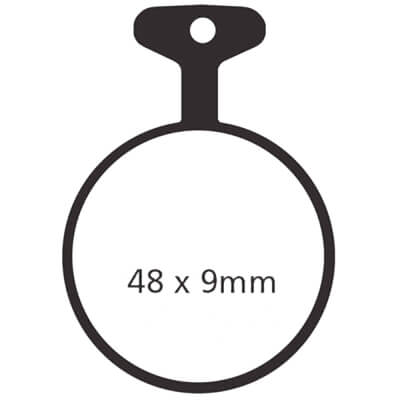 XS650 Brake Pads Front EBC 1974-1976